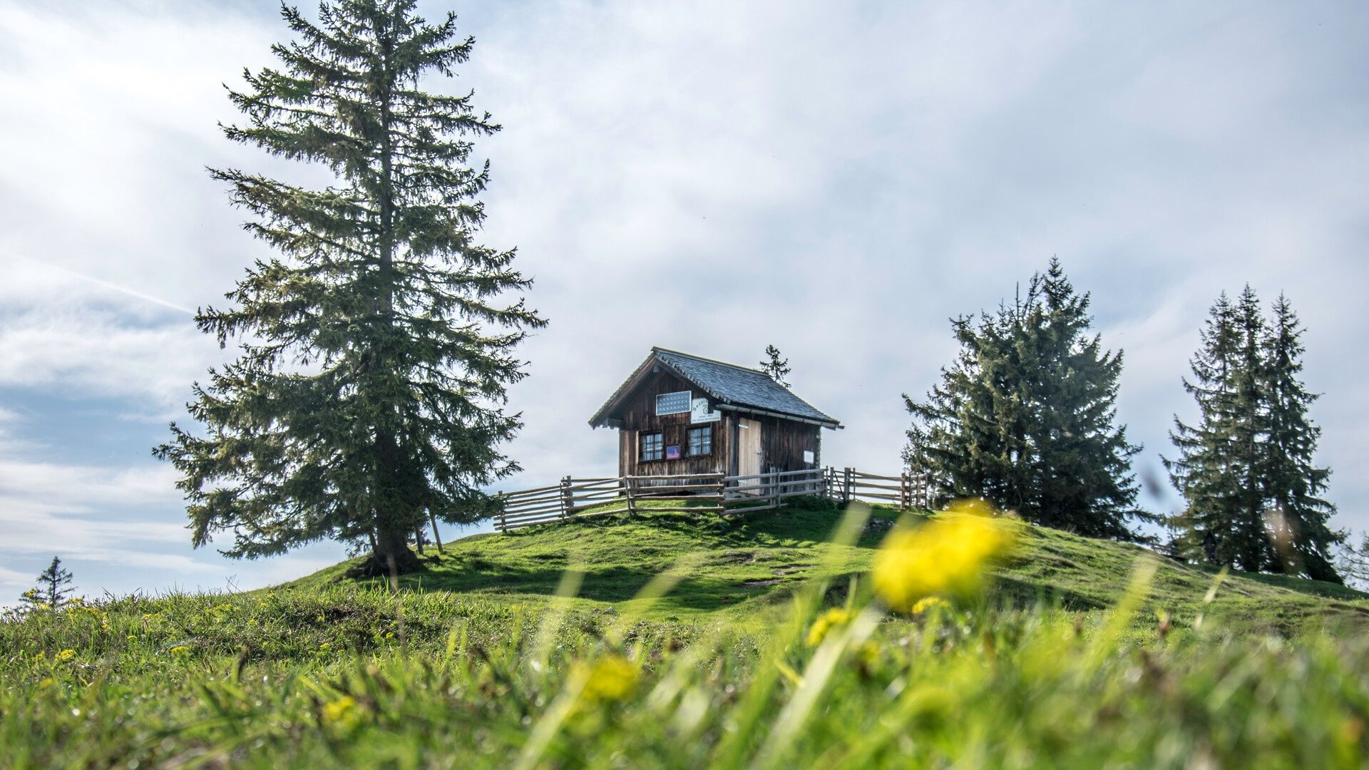 Die Bezoldhütte auf dem Toten Mann