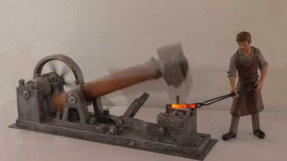 Wasser betriebene Hammerschmiede