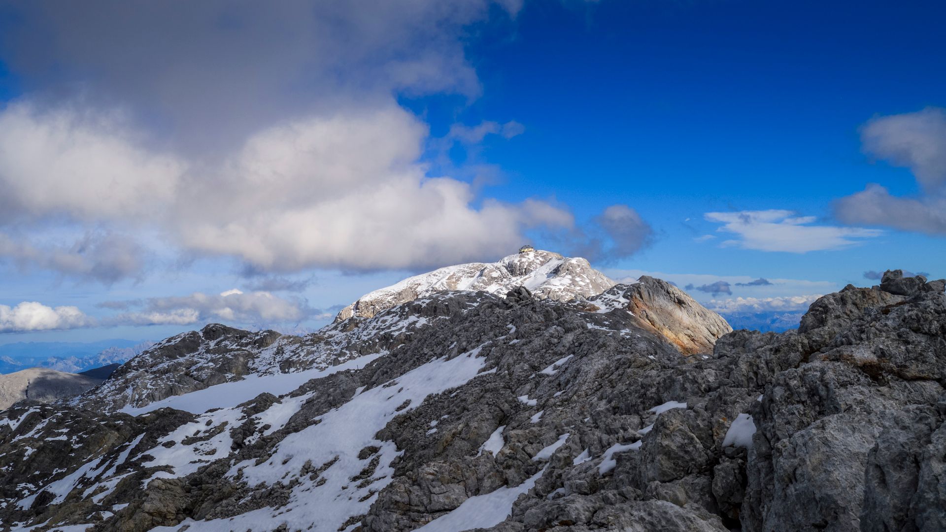 Das Matrashaus auf dem Hochköniggipfel