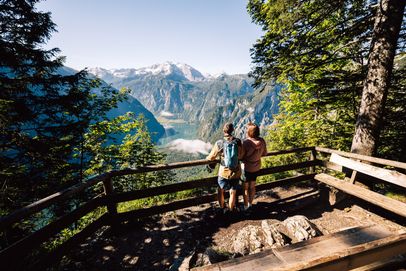 Aussichtspunkt über dem Königssee: Die Archenkanzel