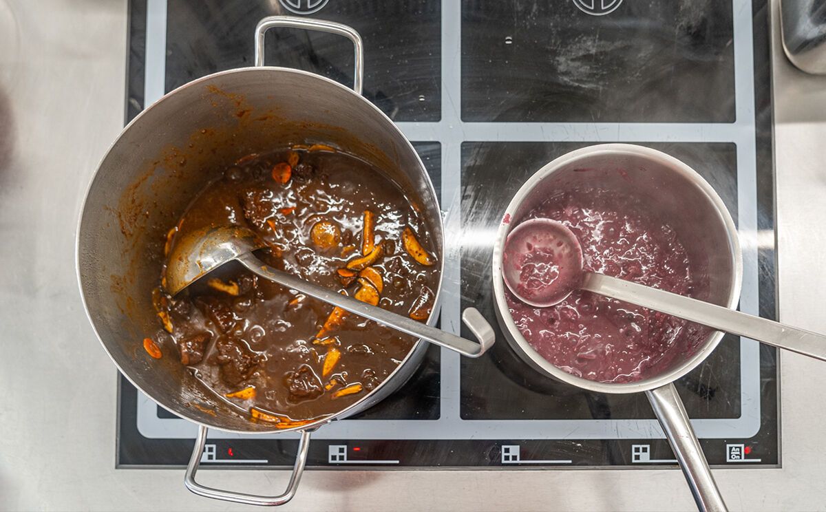 Gulasch und Blaukraut