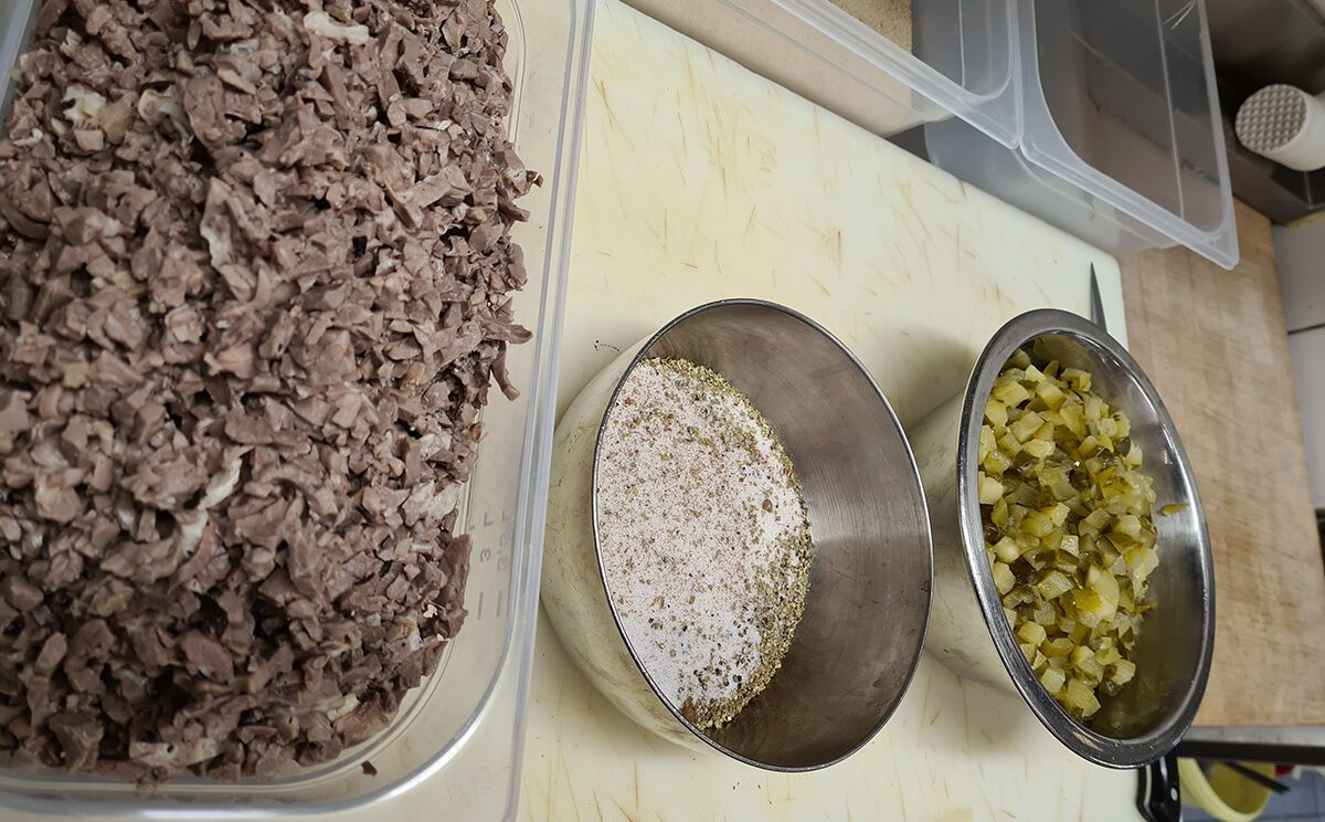 Zutaten für das Kalbslüngerl