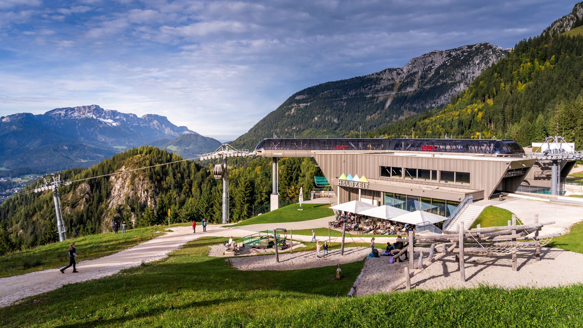 Die Mittelstation der Jennerbahn