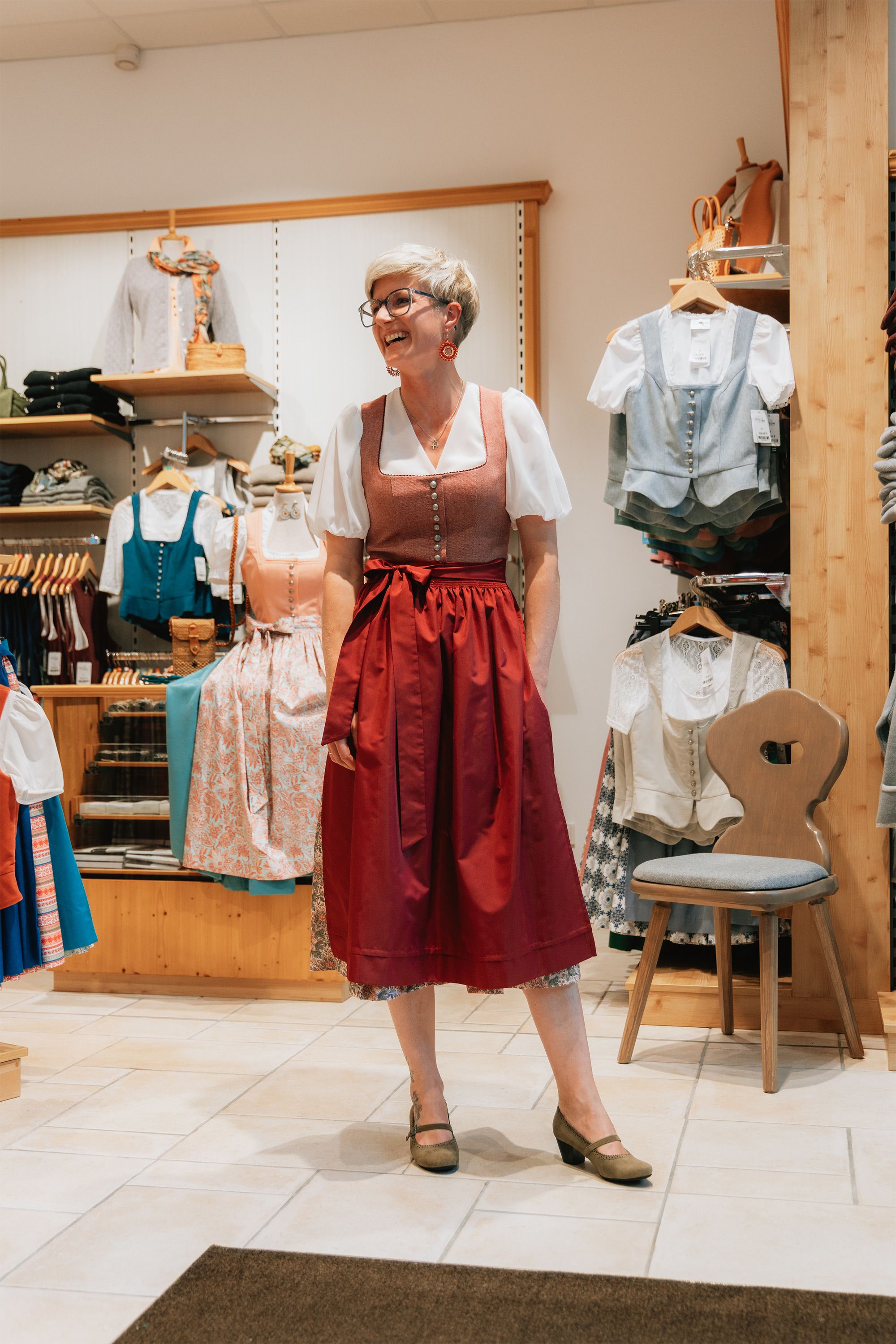 Große Auswahl an Dirndl bei Trachten Köppl