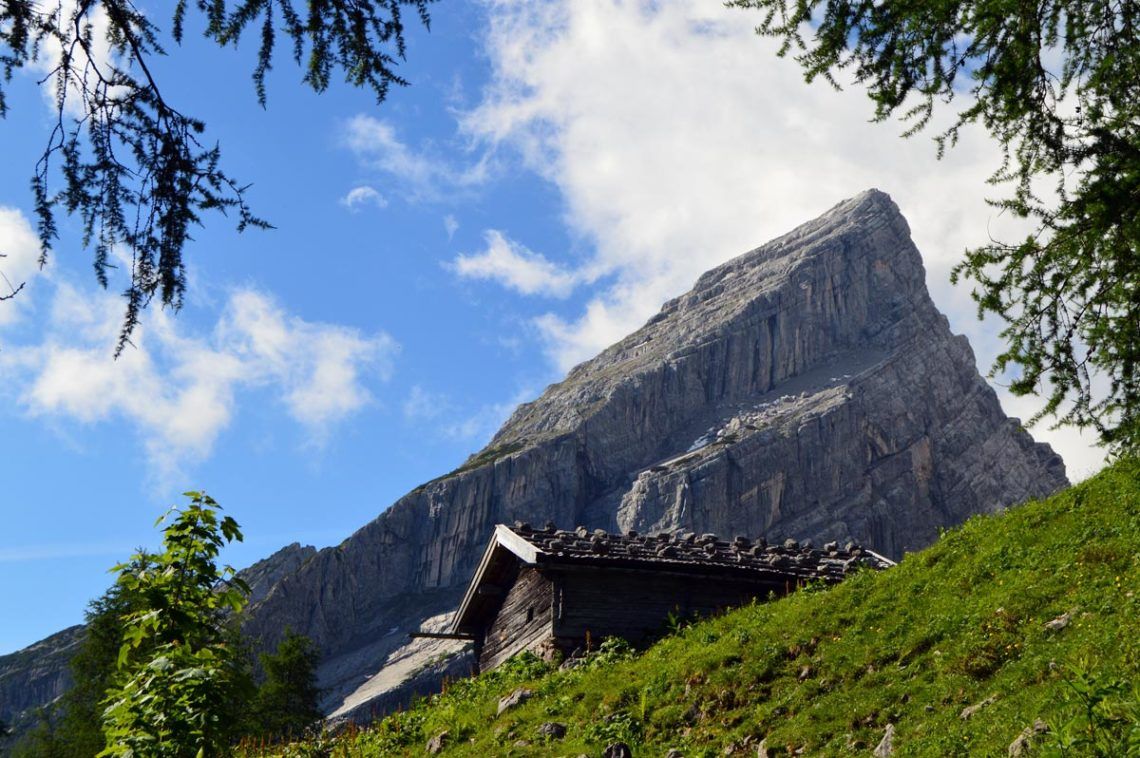 Falzalm vor dem kleinen Watzmann
