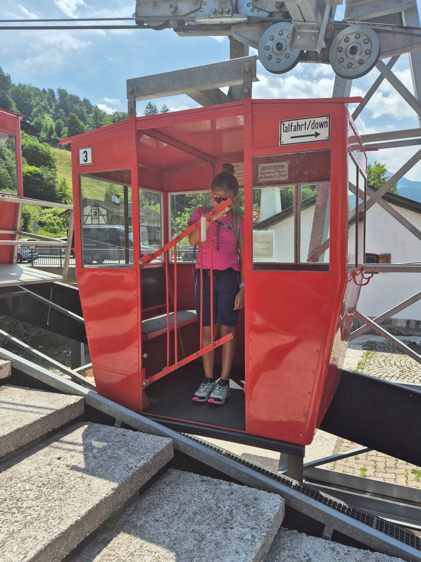 Eine Gondel der Obersalzbergbahn
