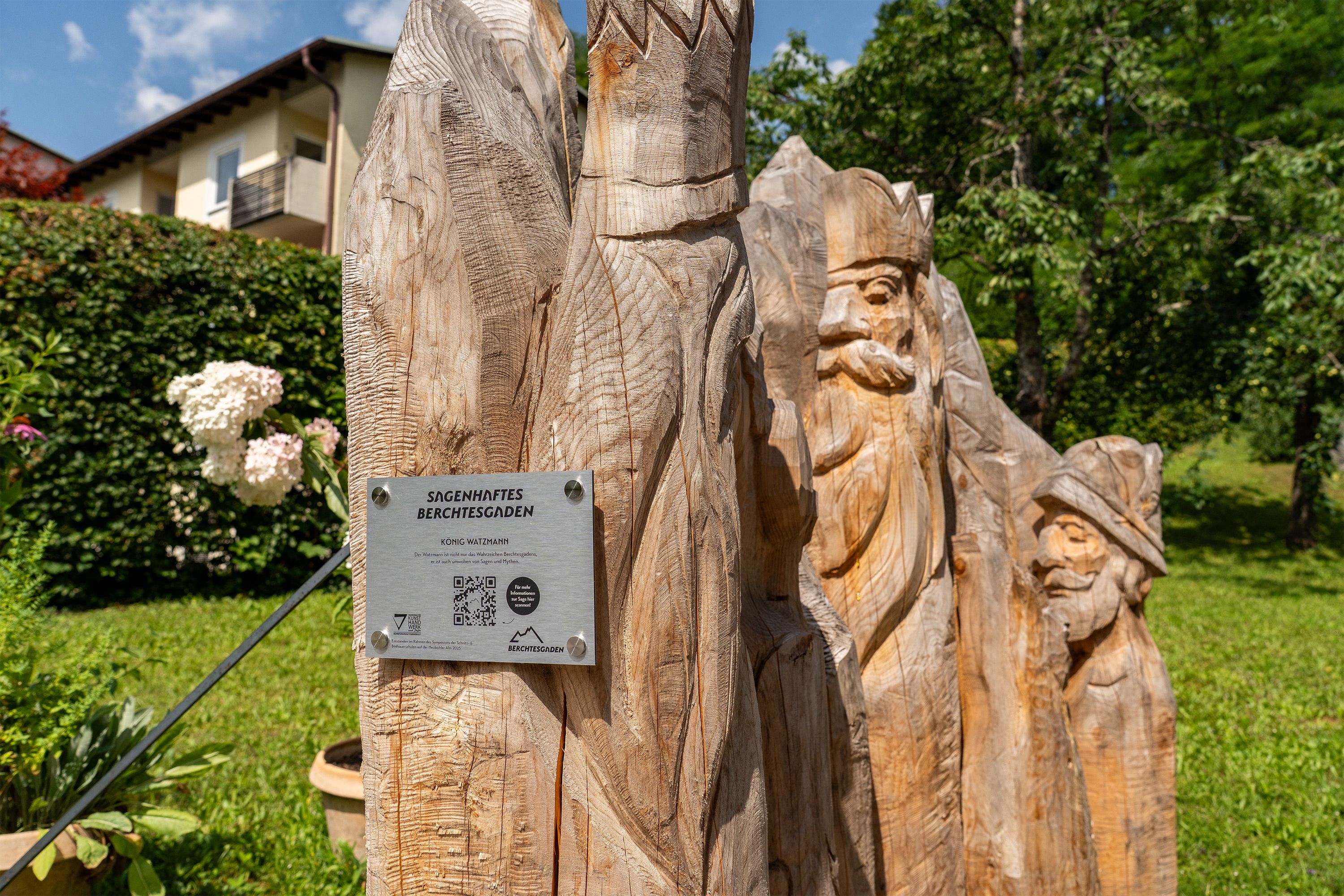 König Watzmann: Sagenfigur am Museum Schloss Adelsheim