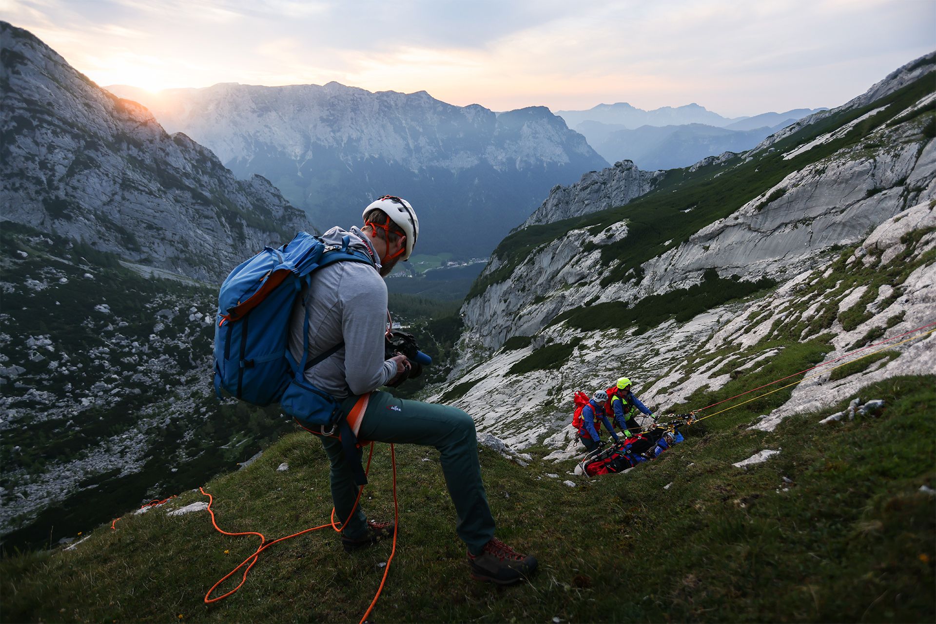 Bergretter im Einsatz