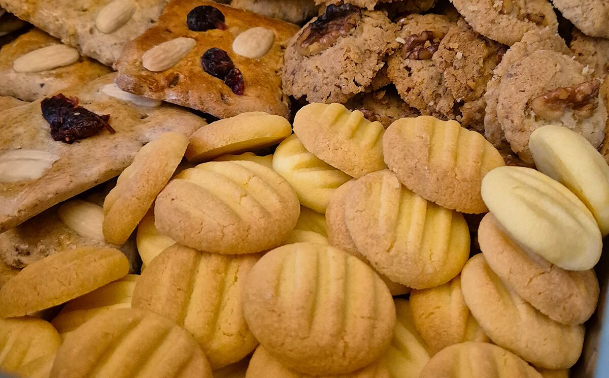 Plätzchen mit Puddinggeschmack