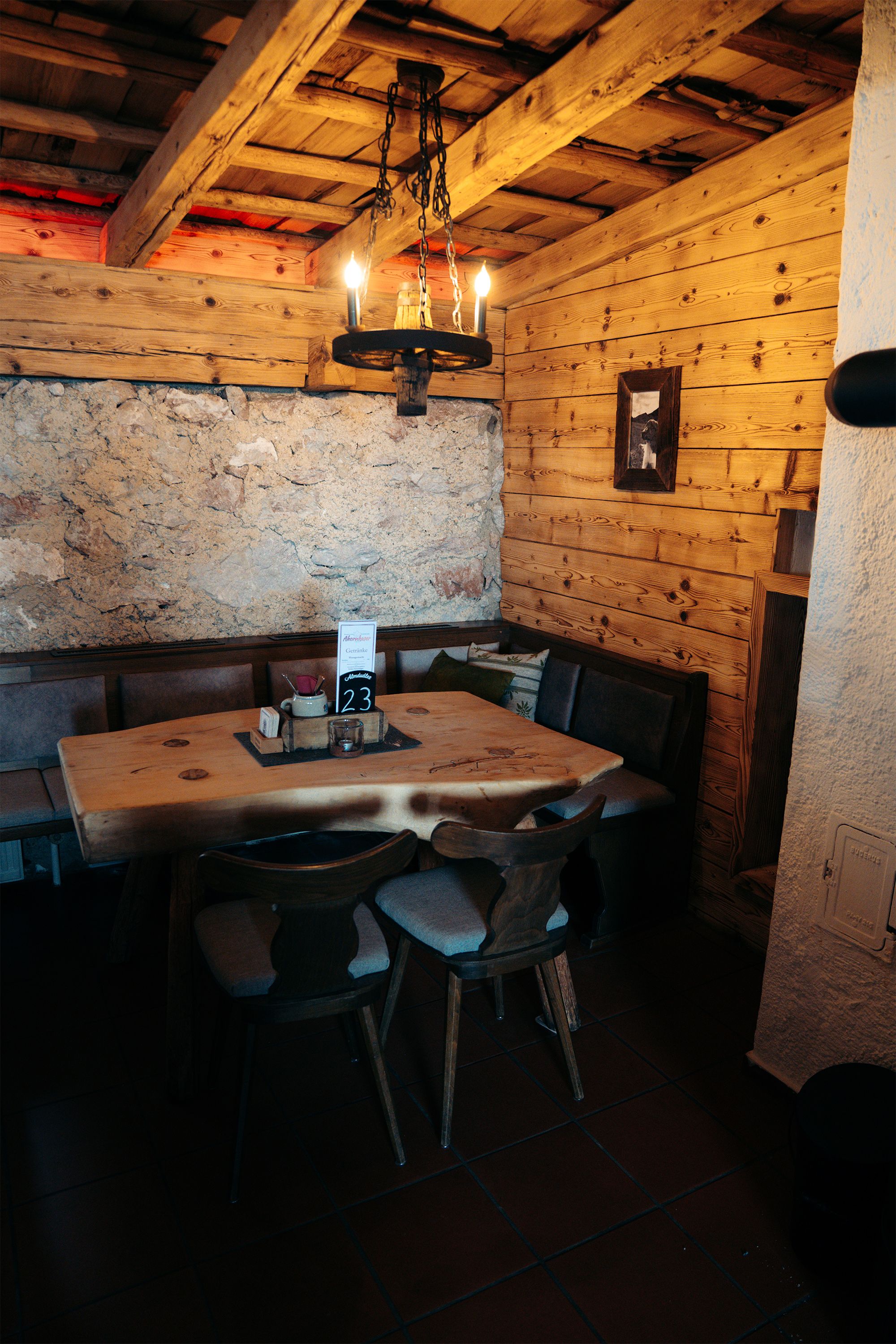 gemütliche Stube im Ahornkaser