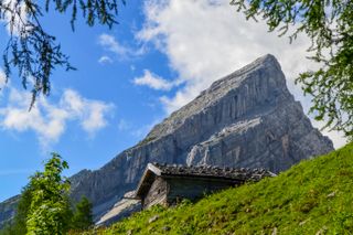 Falzalm vor kleinem Watzmann
