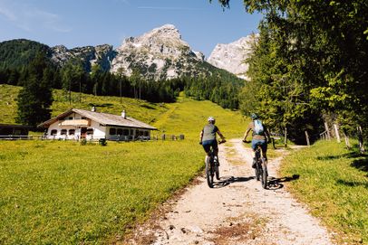 Mit dem Radl zur Kühroint Alm