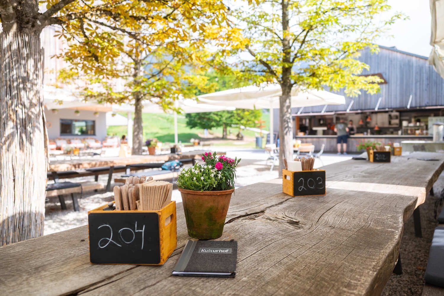 Der Kulturhof Biergarten