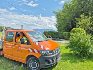 Pritschenwagen vom Bauhof Anger