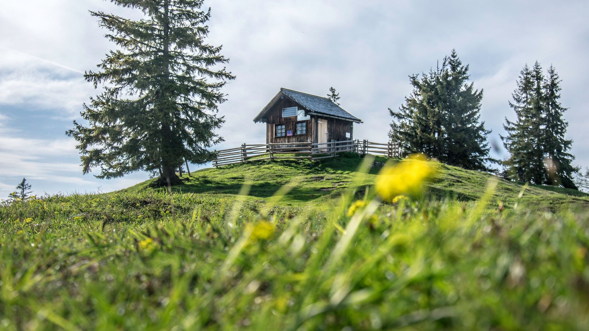 Die Bezoldhütte auf dem Toten Mann