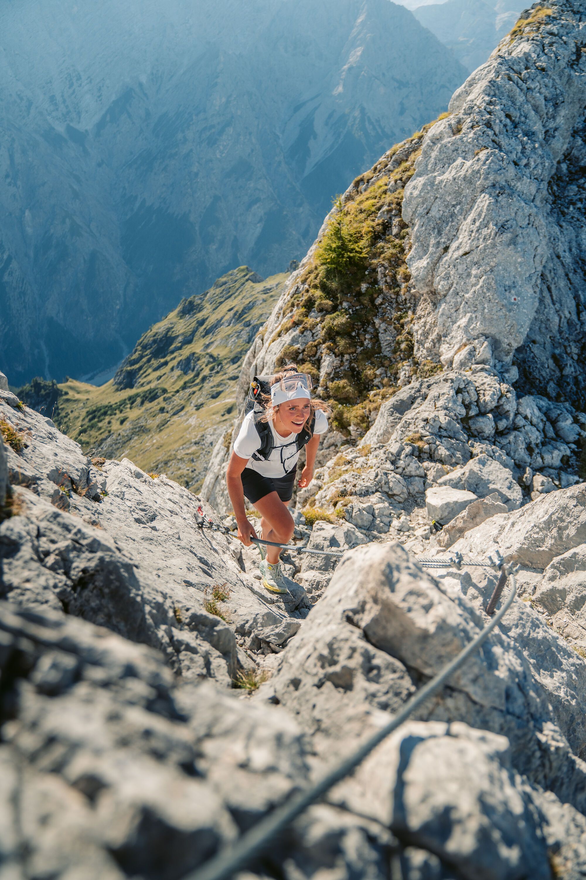 Aufstieg zur Schärtenspitze