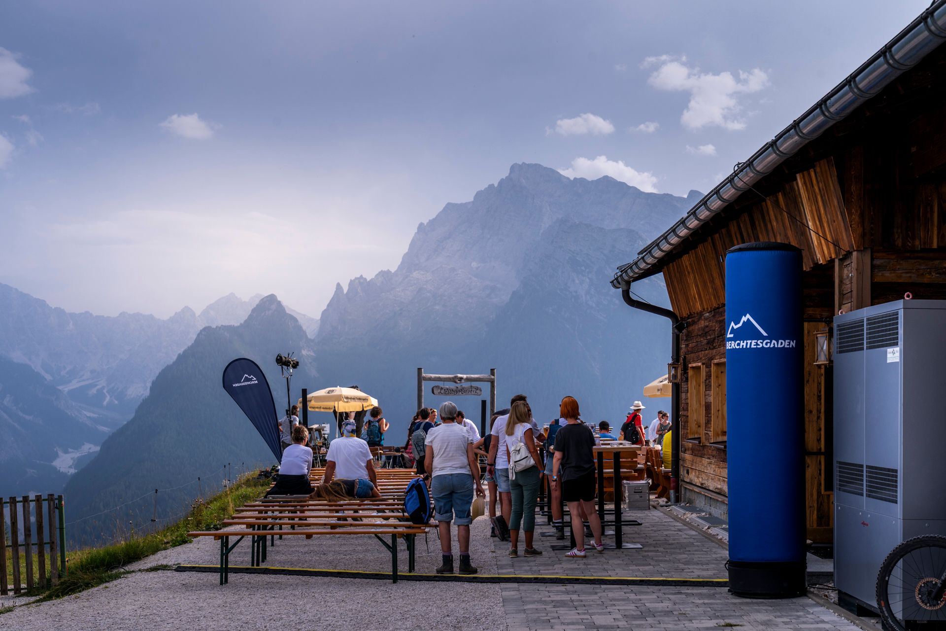 Stimmungsvolle Wolken über dem Hirschkaser