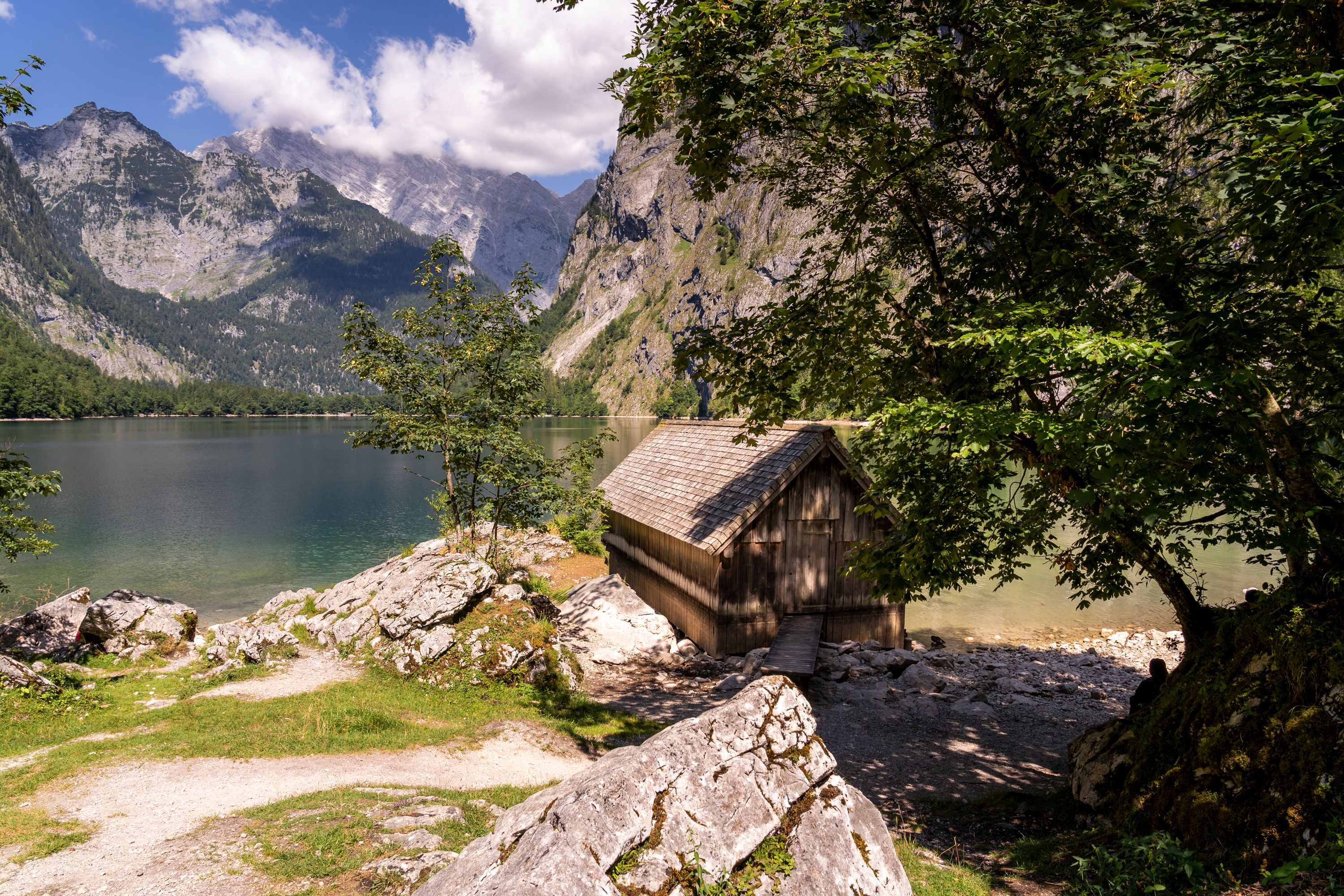 Bootshütte am Obersee