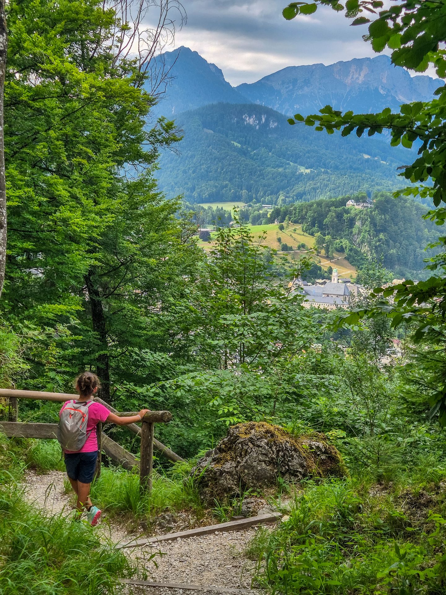 Herrlicher Blick auf Berchtesgaden vom Obersalzberg aus