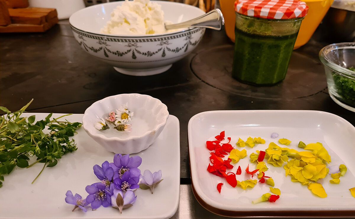 Zutaten der Frischkäsebällchen