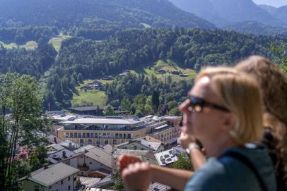 Blick vom Soleleitungssteg