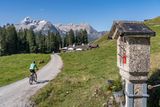 Mit dem Mountainbike zur Jausenstation Kallbrunnalm
