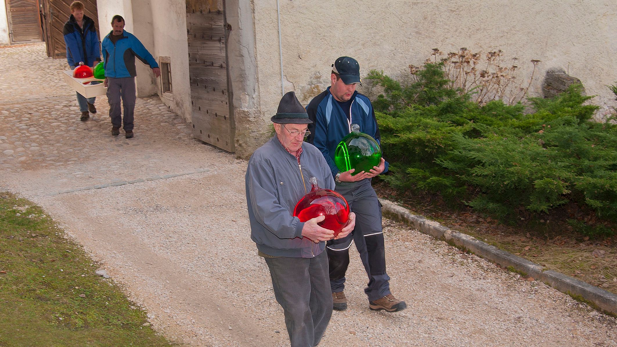 Aufbau für Karfreitag