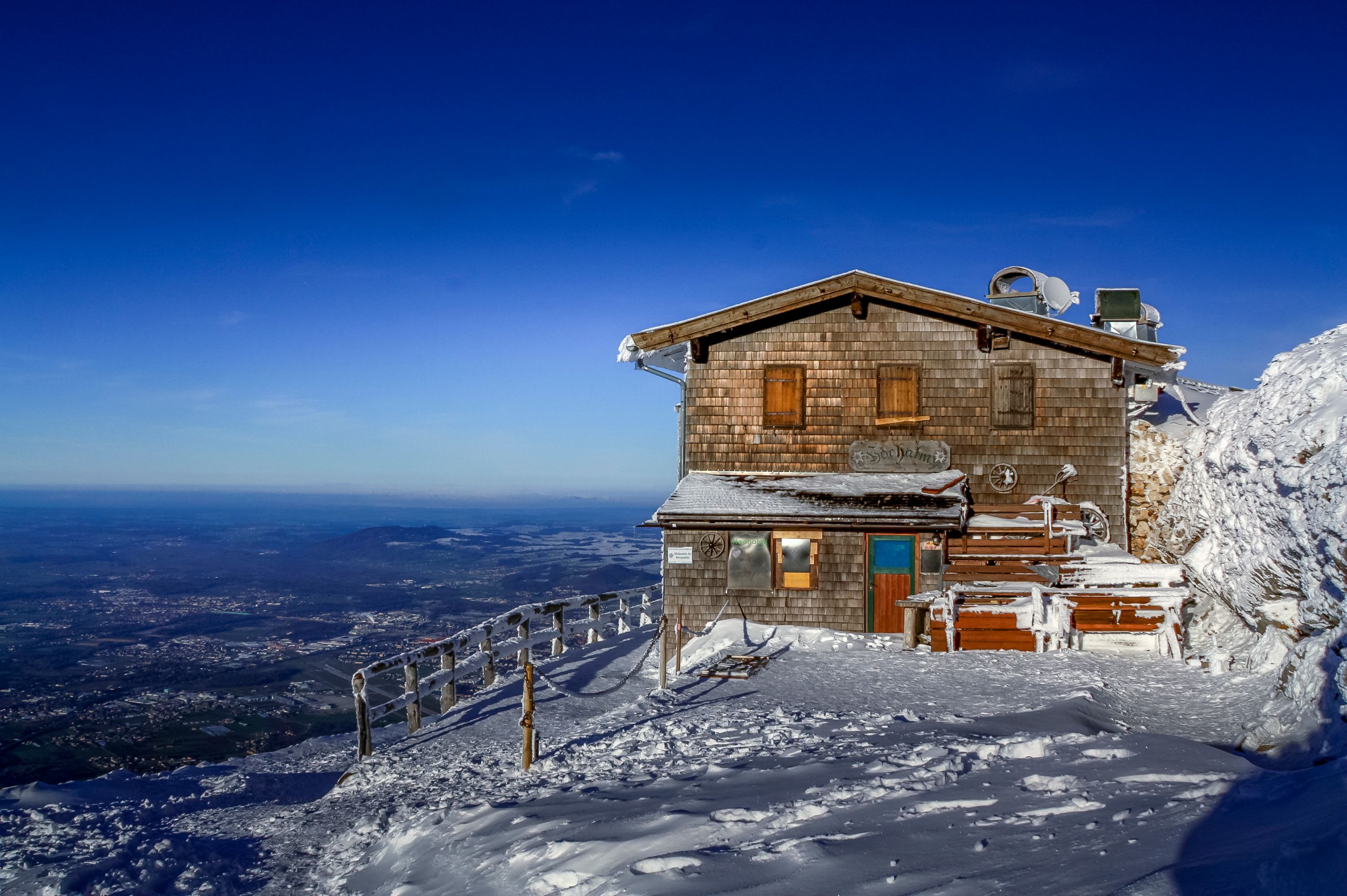 Winter an der Hochalm am Untersberg